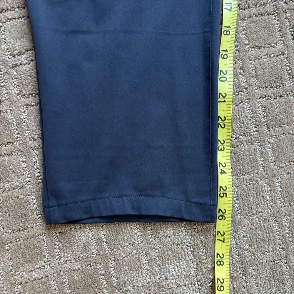 Rhone Commuter Slim Pant Men 36 Blue Straight Leg Golf Outdoor City Office Chino
